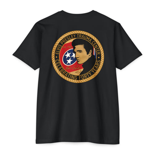 Elvis Presley Trauma Center 40th Anniversary Commemorative Shirt